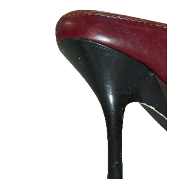 Vintage Rare Vicini Giuseppe Zanotti Mules Heels 7.5 Leather Western Jeweled 90s - Picture 11 of 11